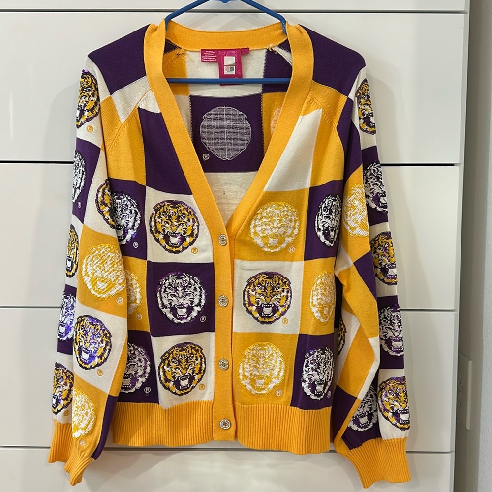 Queen of Sparkles Tiger cardigan